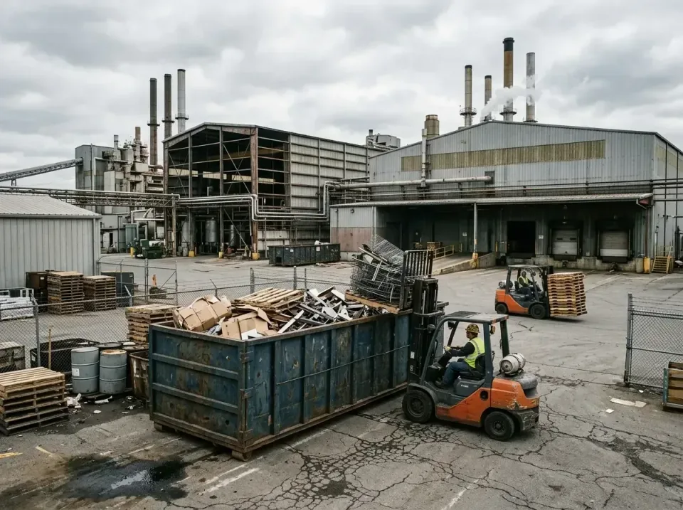 industrial-factory-scrap-conta-003 — frequently asked questions, Cheap Roll-off Dumpster Rentals in Midland, PA
